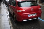 czerwony Citroën